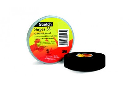 SCOTH 33 VINYL ELECTRICAL TAPE BLACK